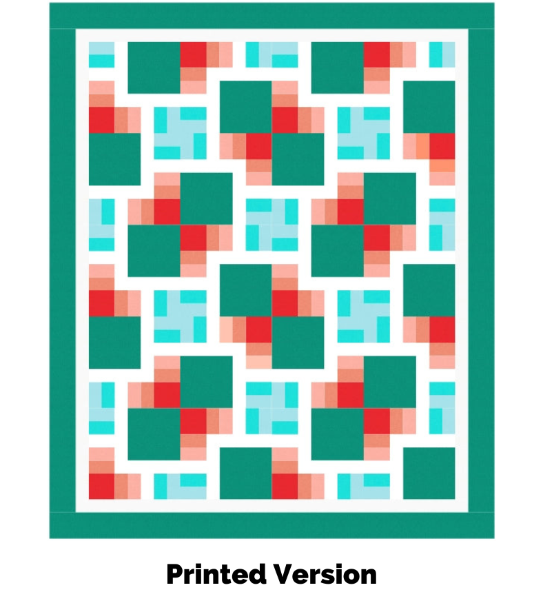 Coral Shadow Quilt Pattern